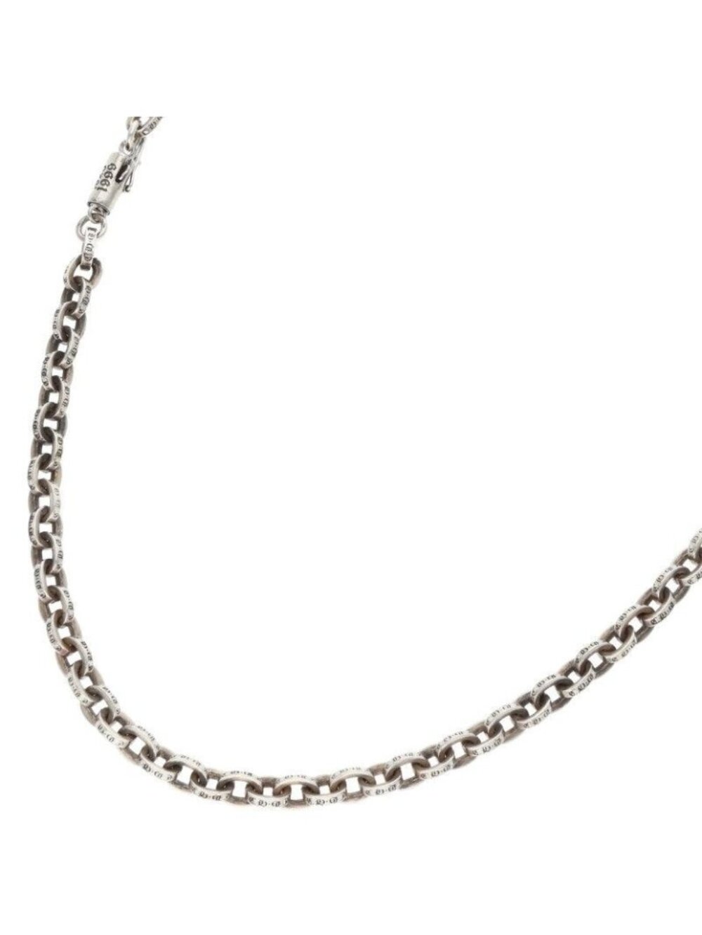 Chrome Hearts Paper Chain 20 Silver Necklace